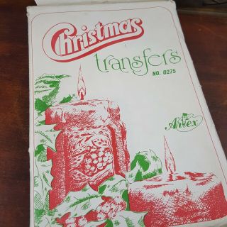 Vintage Artex Christmas Iron On Transfers Sheets 8 Sheets 0275 Retro Graphics