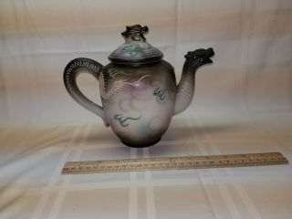 Vintage Japanese Moriage Dragon Teapot With Lid