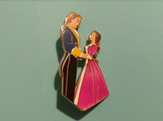 Disney Beauty And The Beast Christmas Belle Prince Adam Le 25 Fantasy Pin