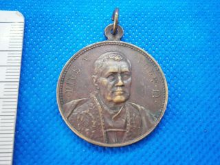Pope Pius X Pont M Medal Catholic Church Medaille 1903 1914 Wwi Vatican
