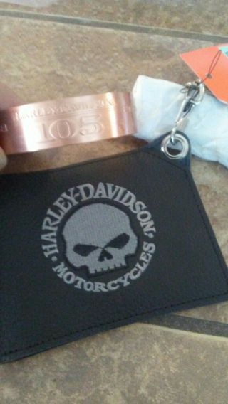 Harley Davidson Wallet Plus Bracelet