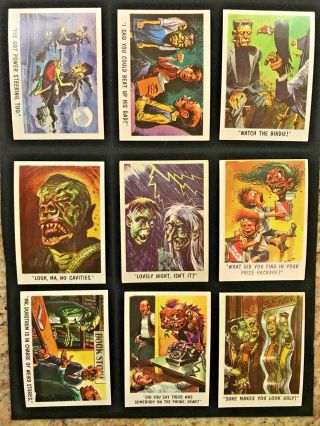 1959 Topps Bubbles You ' ll Die Laughing singles Nr Mt,  Ex - Mt,  pick one All Shown 2