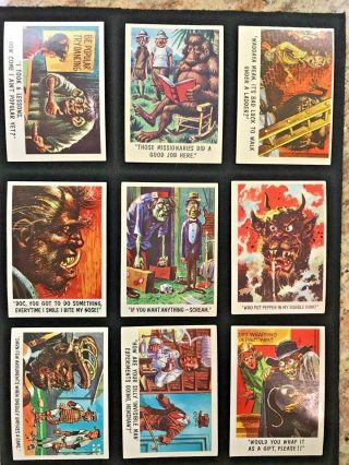 1959 Topps Bubbles You ' ll Die Laughing singles Nr Mt,  Ex - Mt,  pick one All Shown 4