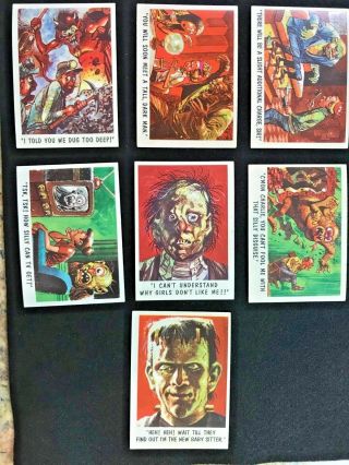 1959 Topps Bubbles You ' ll Die Laughing singles Nr Mt,  Ex - Mt,  pick one All Shown 5