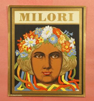 Vintage Cigar Label Milori 77229