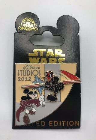 Hollywood Studios 2012 Star Wars Mickey Mouse And Donald Duck Disney Pin 90439