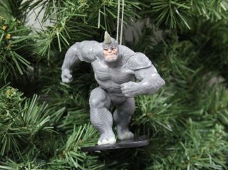 Ultimate Spiderman " Rhino " Christmas Ornament,  Marvel