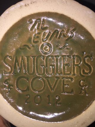 Rare 2012 Olive Smuggler ' s Cove Ports O ' Call Kuhiko Tiki Mug Crazy Al Evans 8 