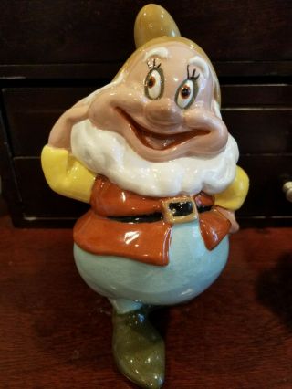 Disney Happy Dwarf Figurine American Pottery 40 