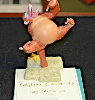 Wdcc Disney " King Of The Swingers " Jungle Book W/
