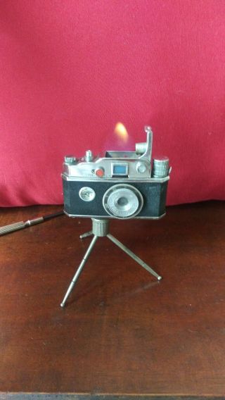 Vintage Tripod Camera Lighter