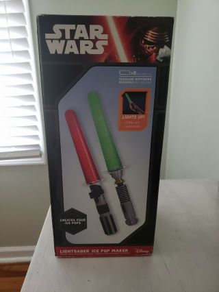 Think Geek Star Wars " Light Up " Lightsaber Popsicle Molds