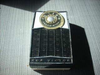 Vintage Transistor Radio Rca Victor Model 1 - Rj - 19