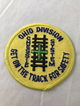 Chessie System Ohio Division Safety Patch C&o Rr Chesapeake And Ohio Railroad Ff