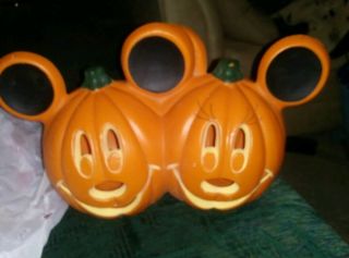 Mickey And Minnie Mouse Halloween Disney Light Up Jack O 