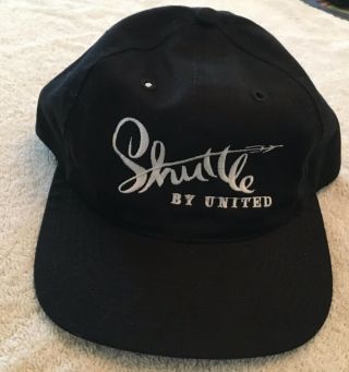 Shuttle By United Airlines Hat Snapback Baseball Cap Adjustable