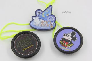 2 Walt Disney Electrical Parade Pins,  1 Sorcerer Mickey Pin 100 Years Of Magic