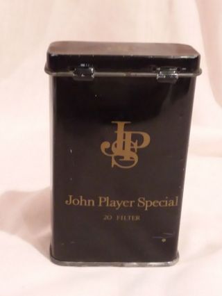Jps John Player Special 20 Filter Cigarettes Rare Vintage Empty Tin England