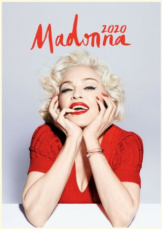 2020 Wall Calendar [12 Pages A4] Madonna Vintage Music Poster Photo M1233