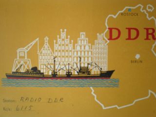 Qsl Card From Radio Berlin International 1959