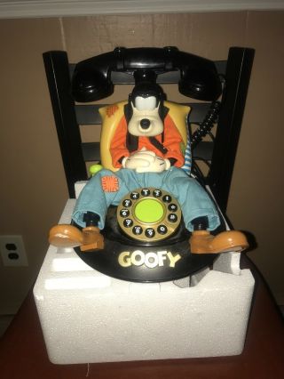 Walt Disney Goofy Animated Talking Telephone - Vintage Phone.