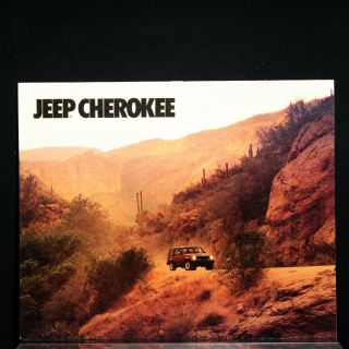 1987 Amc Jeep Cherokee 14 Page Sales Brochure