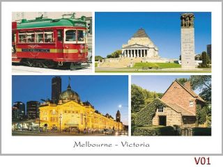 28 Tourist Postcards Of Melbourne And The Mornington Peninsula