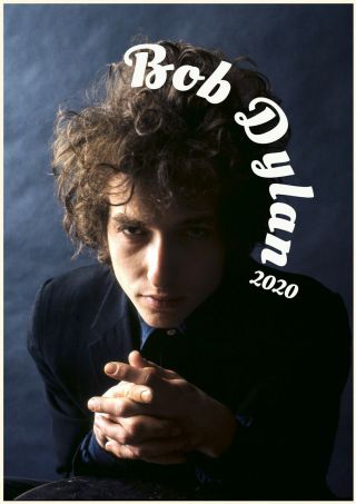 2020 Wall Calendar [12 Pages A4] Bob Dylan Vintage Music Poster Photo M1220