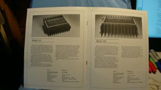 1970s Linear Power Model 30 60A Stereo Components Booklet with Specs 2