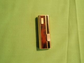 Vintage Colibri Brown & Gold Gass Cigarette Lighter