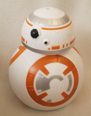 Disney Star Wars Bb - 8 Drink Cup Bb8 With Lid & Straw Hole Sipper Cup Travel 6.  5 "