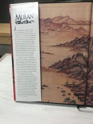 The Art Of Mulan By Jeff Kurtti,  Disney 1998 1st Edition Hardcover Dust Jacket 3