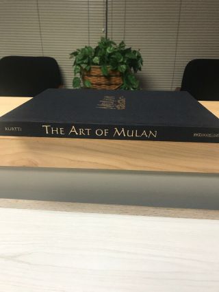The Art Of Mulan By Jeff Kurtti,  Disney 1998 1st Edition Hardcover Dust Jacket 6