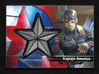 2014 Upper Deck Captain America The Winter Soldier Badges Patch Card B5 Captain