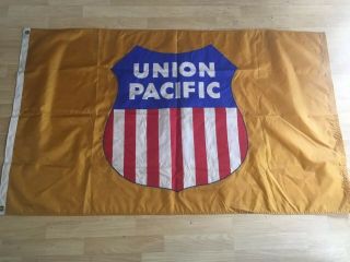 Union Pacific Railroad Double Sided Nylon Flag 57 " X34 "