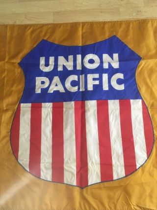 Union Pacific Railroad Double Sided Nylon Flag 57 