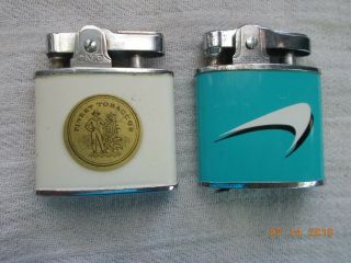 Omega Superlighter With Newport Swish & Cmc Continental Finest Tobaccos Lighter