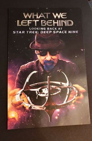 Star Trek Ds9 Documentary " What We Left Behind " Movie Poster 11x17 "