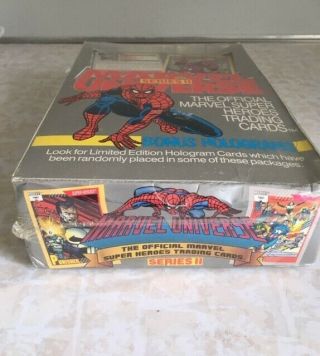 1991 Marvel Universe Series 2 Factory Box