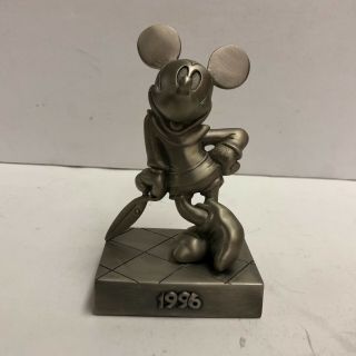 1996 Disneyana Convention Limited Edition Brave Little Tailor Mickey Pewter