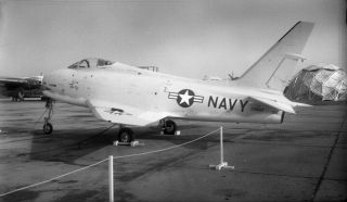 Us Navy,  N.  A.  Fj - 4 Fury,  139287,  Large Size Negative