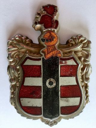 Antique 1949 DODGE CORONET Knight - Grill Hood ORNAMENT Emblem 2