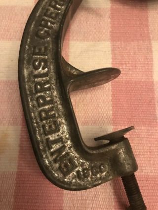 Antique Cast Iron Enterprise Cherry Stoner Pitter Number 1463 Pat 1809 2