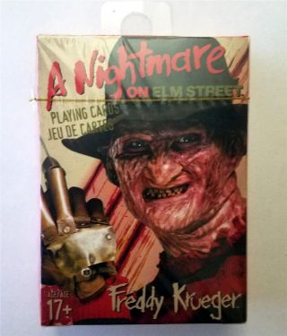 Nightmare On Elm Street Horror Freddy Krueger 1 Pc Single Deck Playing Cards