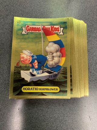 2004 Garbage Pail Kids All Series 3 Ans - 3 Complete Gold Foil Set