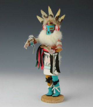 Native American Indian Hand Painted Carved Wood Wooden Kachina Doll Figurine Rdi