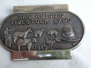 Livestock Expo Badge Pin 1985 San Antonio Stock Show & Rodeo Texas 4