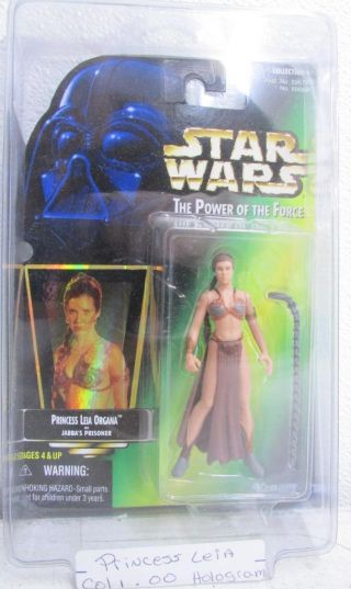 Hasbro Kenner Star Wars Power Of The Force Princess Leia Jabba 