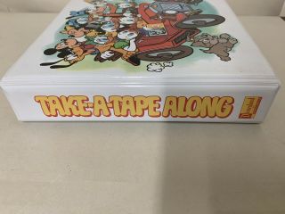 1979 Disney TAKE A TAPE ALONG Cassette Tapes with 12 Books COMPLETE 2