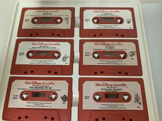 1979 Disney TAKE A TAPE ALONG Cassette Tapes with 12 Books COMPLETE 6